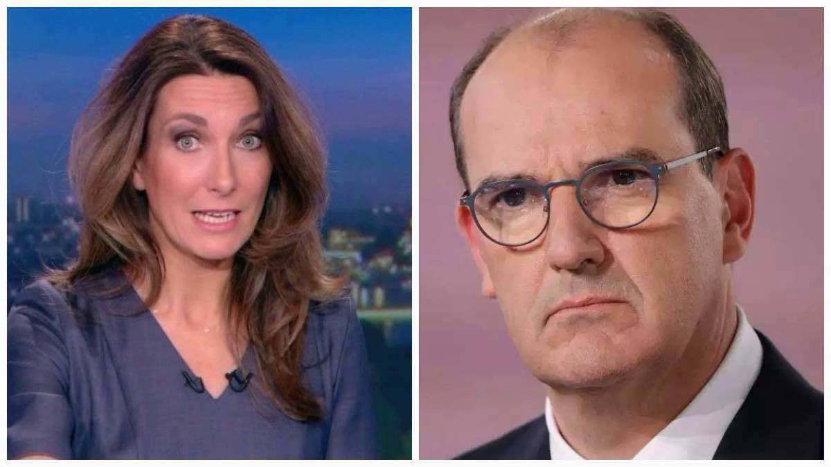 Anne-Claire Coudray recadrée sèchement par Jean Castex. Ses confidences.