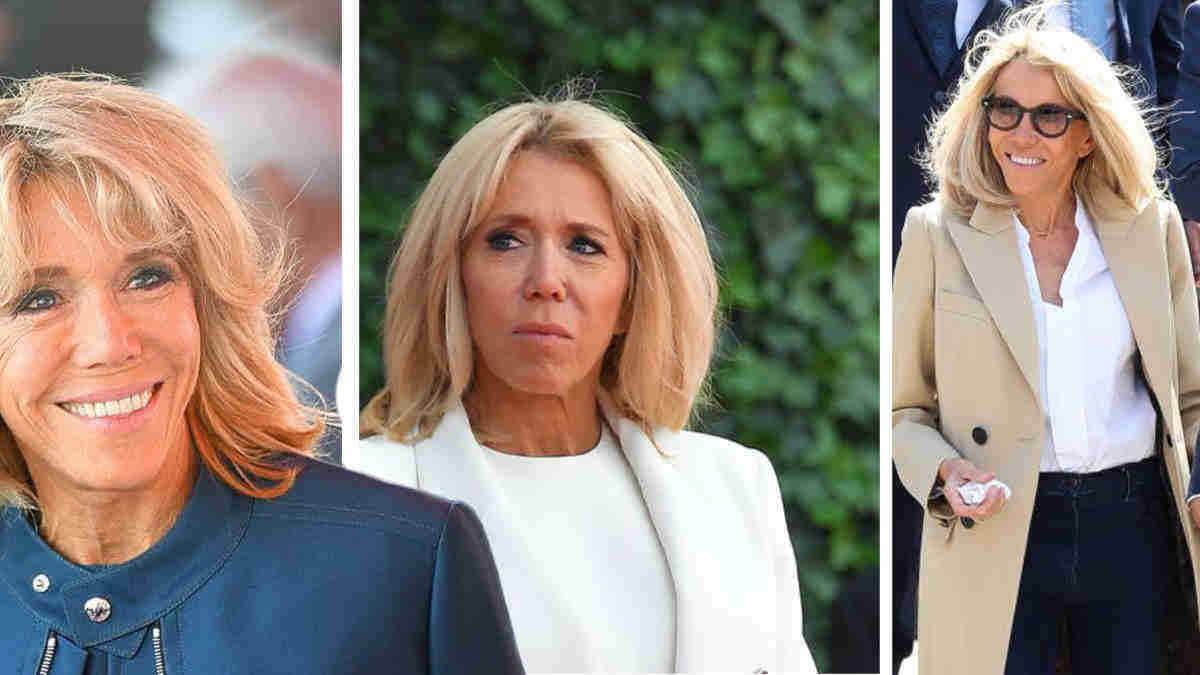 Brigitte Macron : Focus sur son "look" son "make-up"...la Première dame brille de mille feux