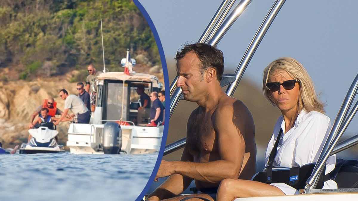 Emmanuel Macron torse nu et en jet ski : ces rituels auxquels il ne peut pas s’en passer en vacances