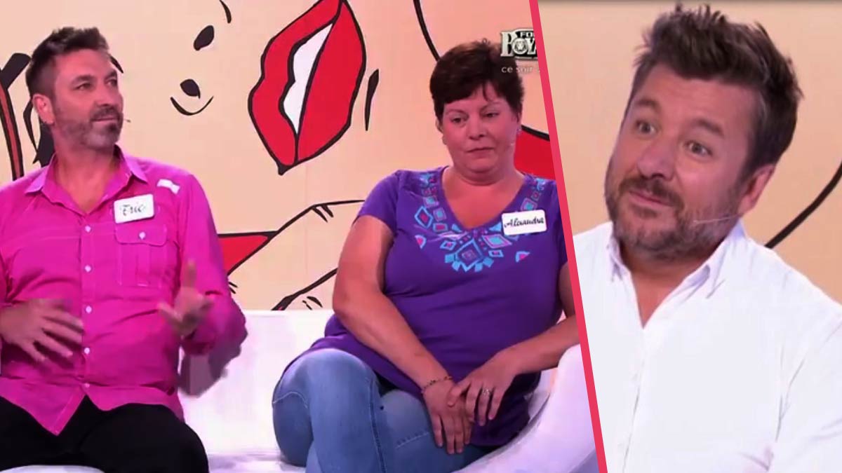 Les Z'amours : Bruno Guillon complétement figé devant une candidate qui a dévoilé ses seins.