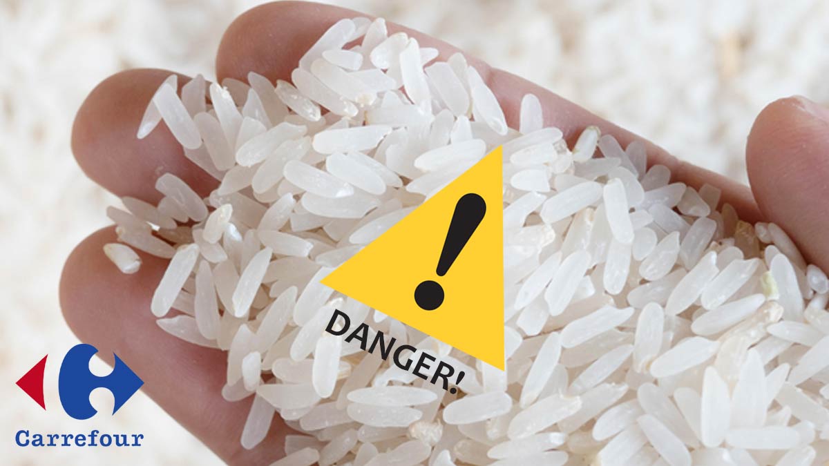 Alerte : Carrefour rappelle de toute urgence plusieurs lots de riz basmati toxiques pour les consommateurs !