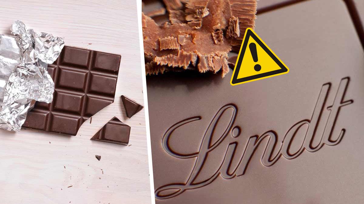 Rappel de produit en urgence : attention ces tablettes de chocolat Lindt sont dangereux pour les consommateurs !
