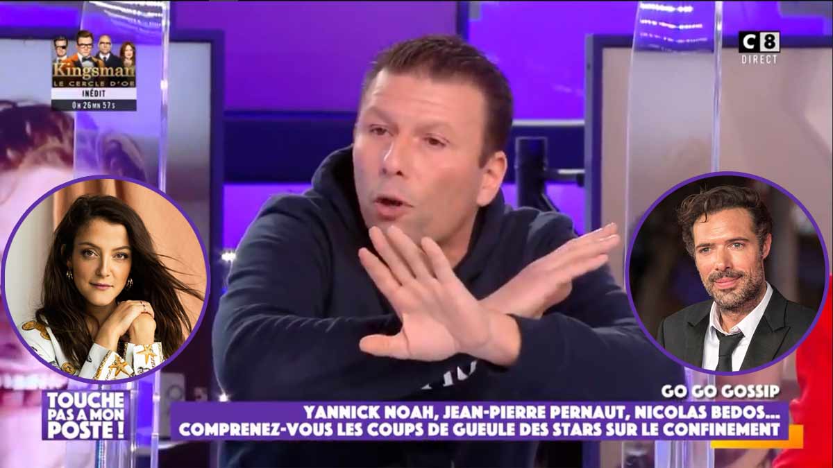 « J'en ai rien à f**tre ! Je ne supporte pas ces people » : Nicolas Bedos et Camille Lellouche violemment pris à partie par Raymond en direct de TPMP !