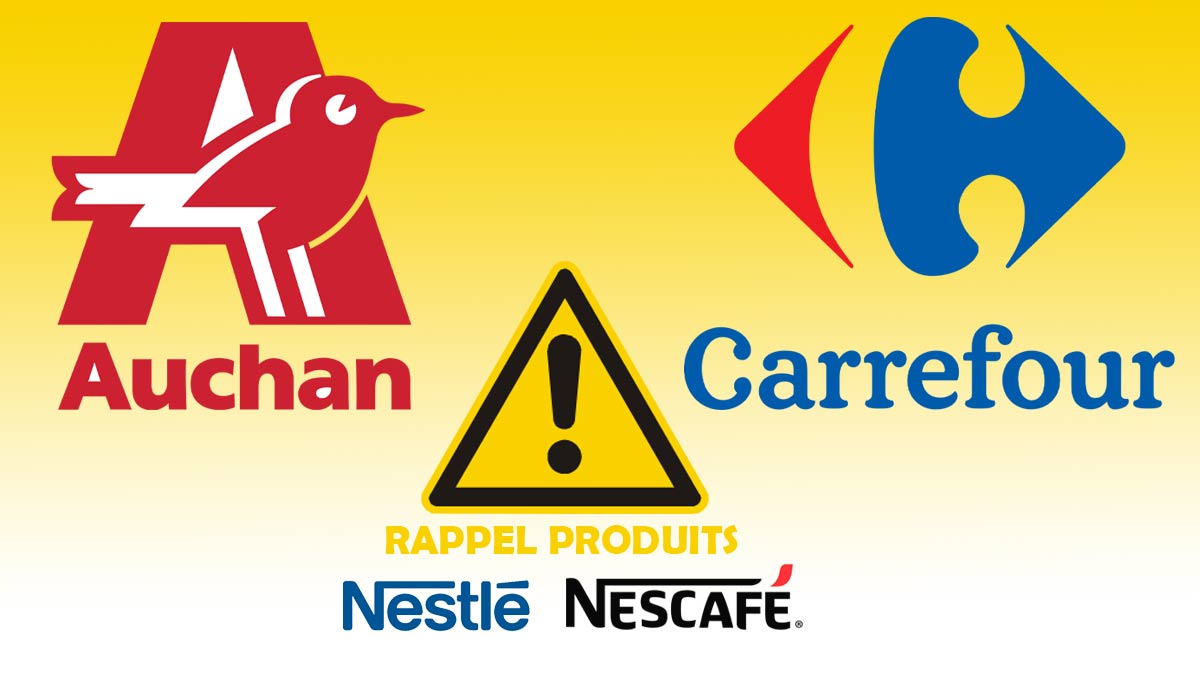 Carrefour et Auchan : rappel urgent de produits de la marque Nestlé et Nescafé à cause de la « présence potentielle de désinfectant » !